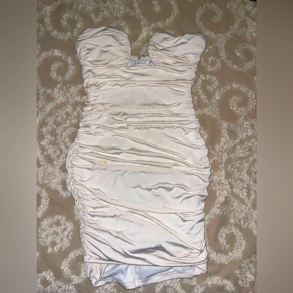 Cream mini dress from American Threads, size small